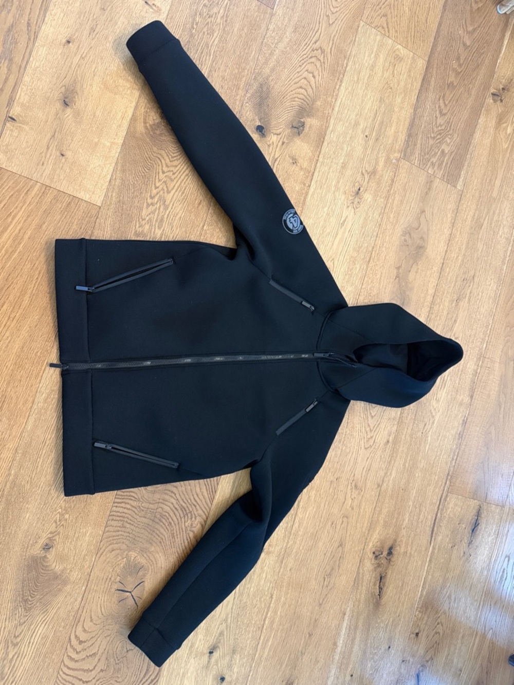 Black Hooded Tech Jacket - Nobis Bobby Orr edition limited